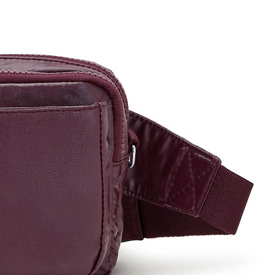 Sacs Kipling Abanu Multi Metallic Convertible Crossbody Bag Bordeaux | FR 1177JP